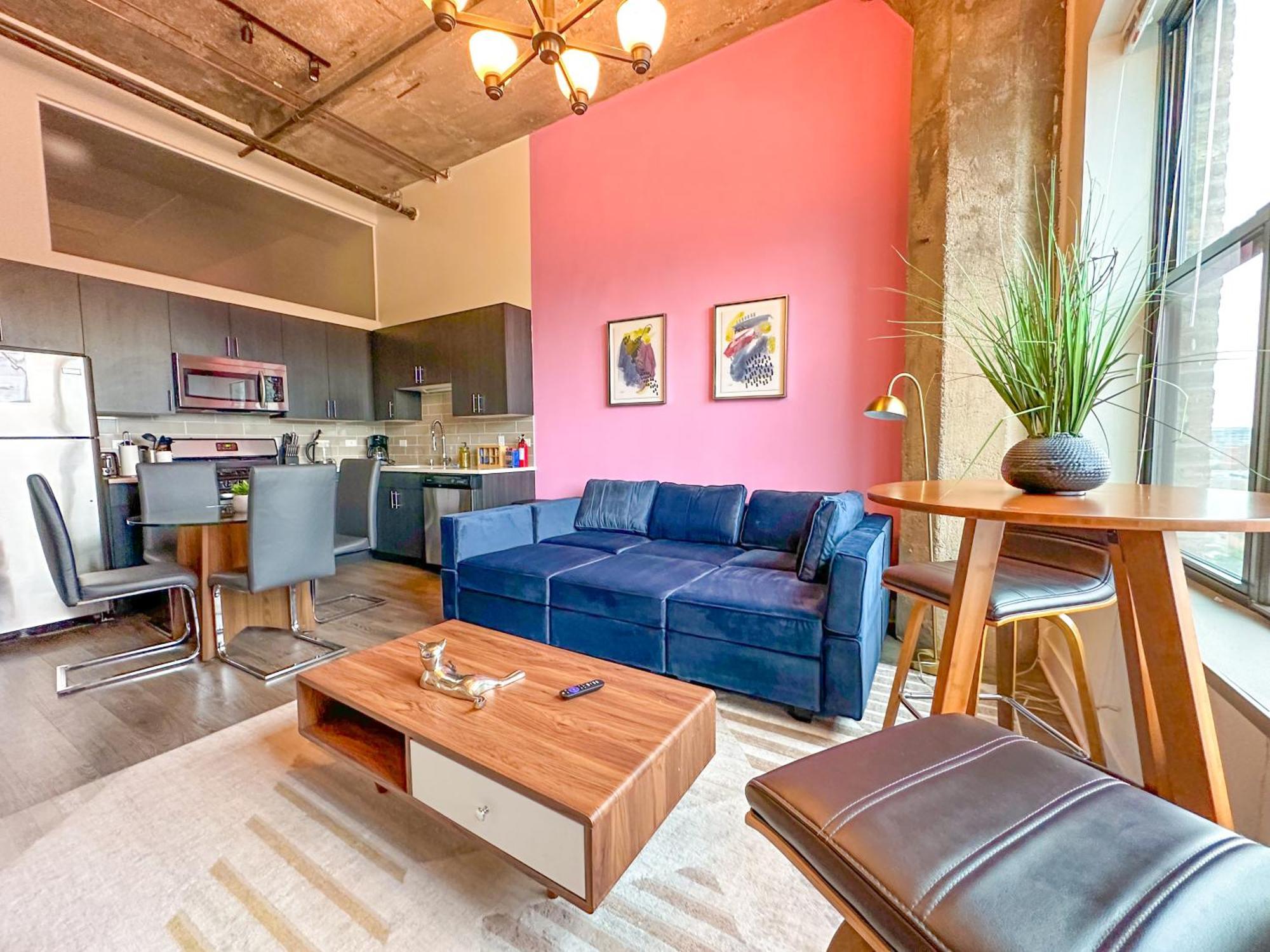 Modern 2Br Loft With Amazing City Skyline View And Optional Parking For 8 Guests Near Mccormick Place And Soldier Field شيكاغو المظهر الخارجي الصورة