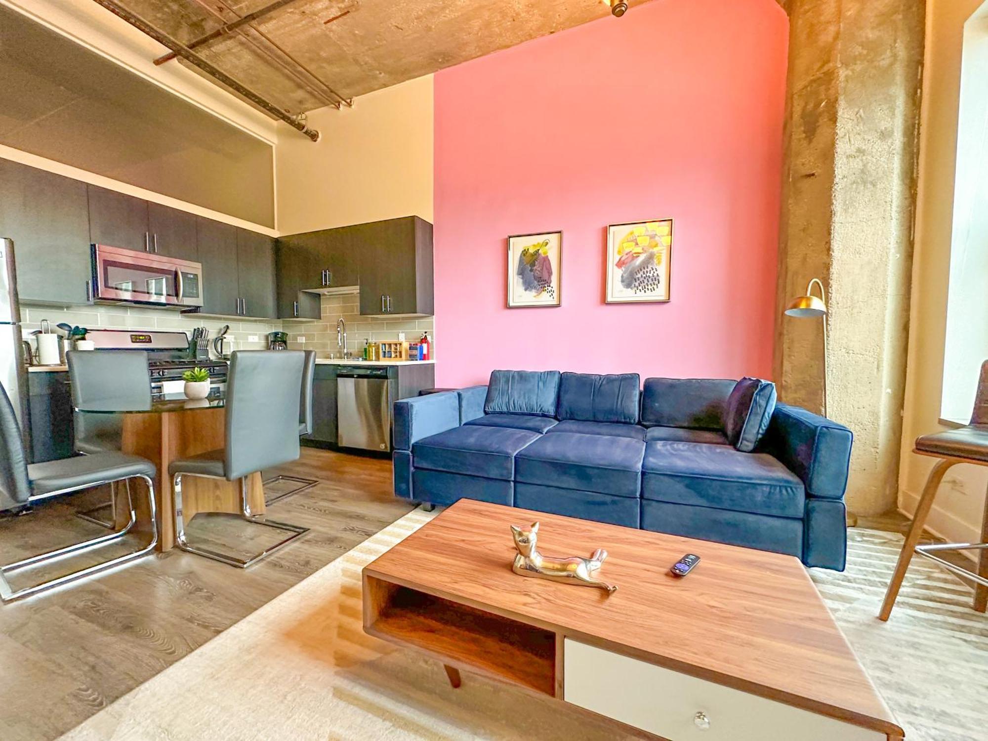 Modern 2Br Loft With Amazing City Skyline View And Optional Parking For 8 Guests Near Mccormick Place And Soldier Field شيكاغو المظهر الخارجي الصورة